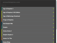 Tablet Screenshot of aom.arenaofempires.com